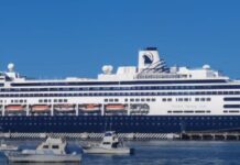 The Volendam cruise ship will arrive tomorrow at the port of Manzanillo; it is the eighth of the year.