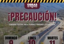 Nighttime Closures Scheduled for La Salada Road Segment from August 9 to 11
